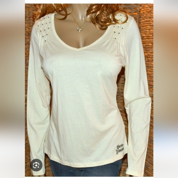 🏍Harley-Davidson top with nice HD decor - Picture 4 of 10